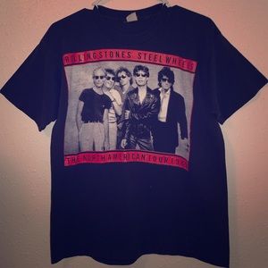 Rare vintage 1987 Rolling Stones tour tee